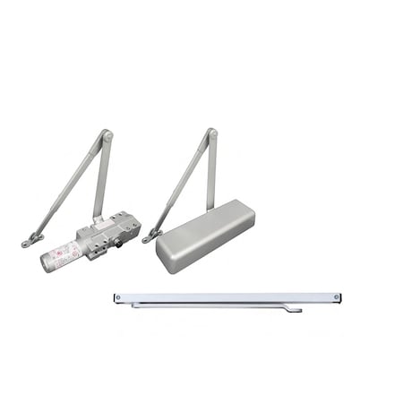 Inox Door Closer Grade 1 Hvy Duty Slide Track Arm Aluminum DC9016ST-AL